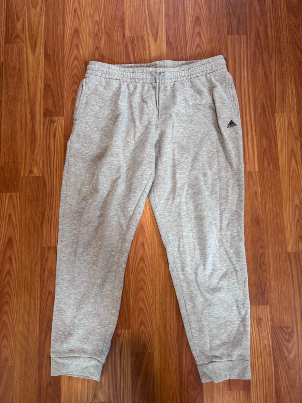 adidas Light Gray Heather Jogger Sweatpants